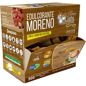 Pack 500 sobres Edulcorante Moreno 100% Natural DulciLight