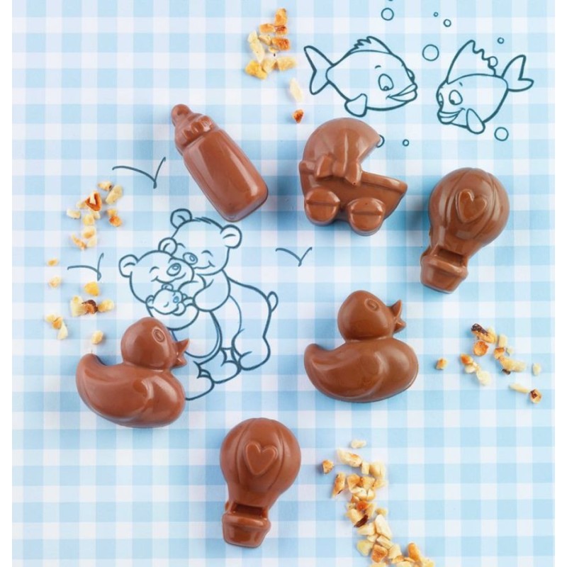 Molde para bombones Bebe Silikomart
