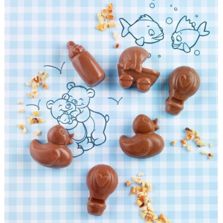 Molde para bombones Bebe Silikomart