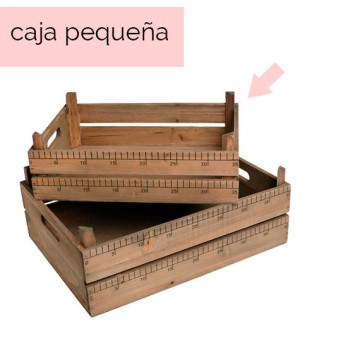 Caja de madera con medidas Mediana