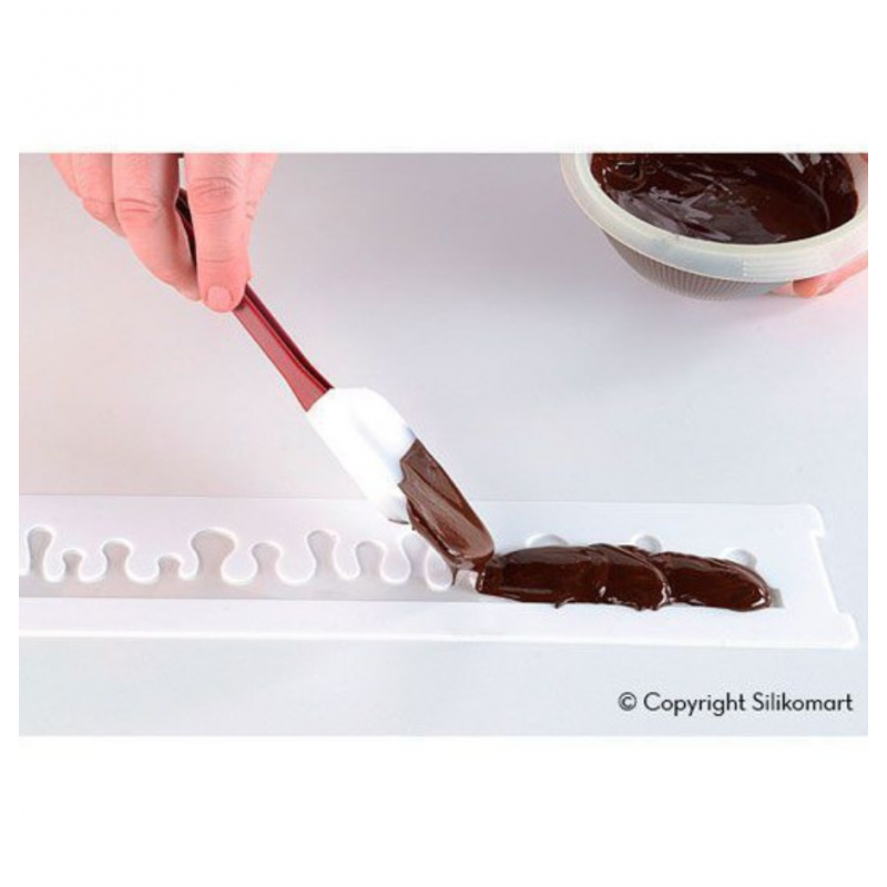Plantilla de silicona para chocolate Fuoco Silikomart Professional