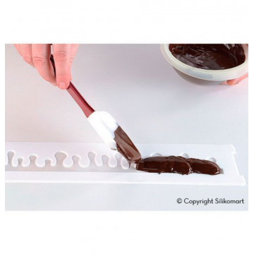 Plantilla de silicona para chocolate Goccia Silikomart Professional