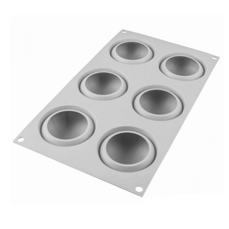 Molde 6 cavidades de silicona mini Goccia Silikomart Professional