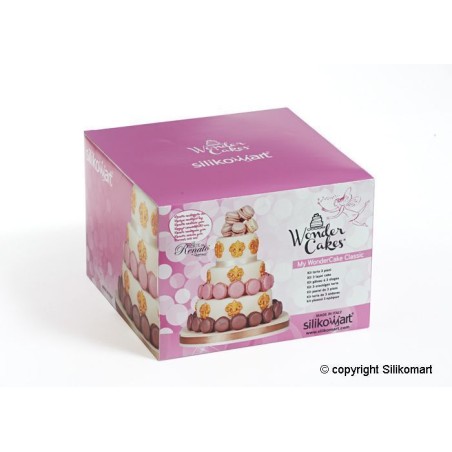 Pack 3 moldes silicona redondo My Wonder Cake SLK