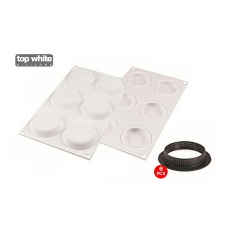 Kit Tarte Ring 8 cm Silikomart Professional
