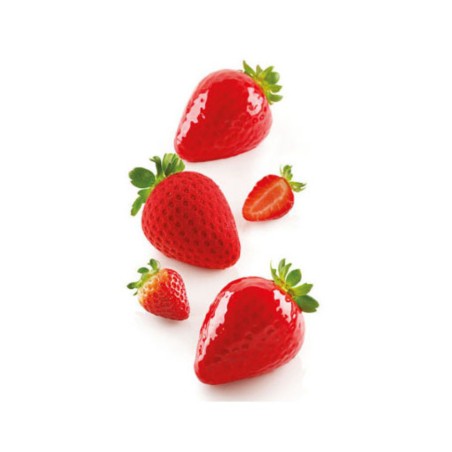 Molde 5 Cavidades Fragola 120 Silikomart Professional