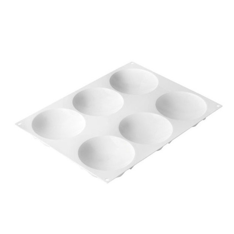 Molde 6 cavidades Cupole 120 Silikomart Professional