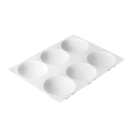 Molde 6 cavidades Cupole 120 Silikomart Professional