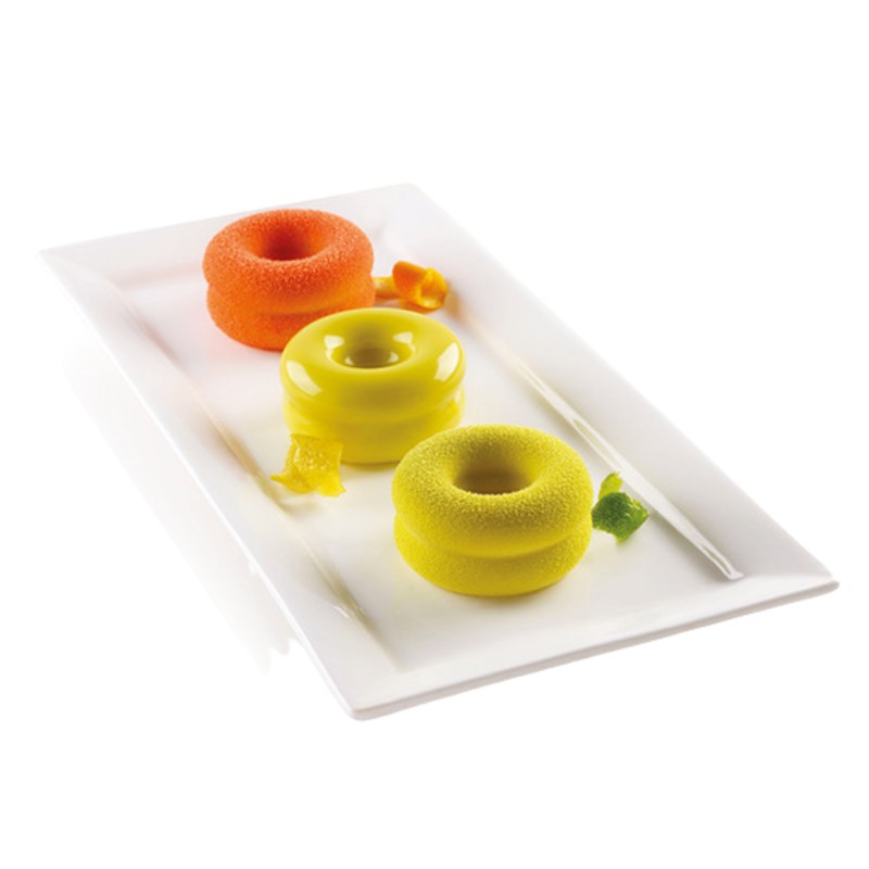 Molde 6 cavidades de silicona Mini Arena Silikomart