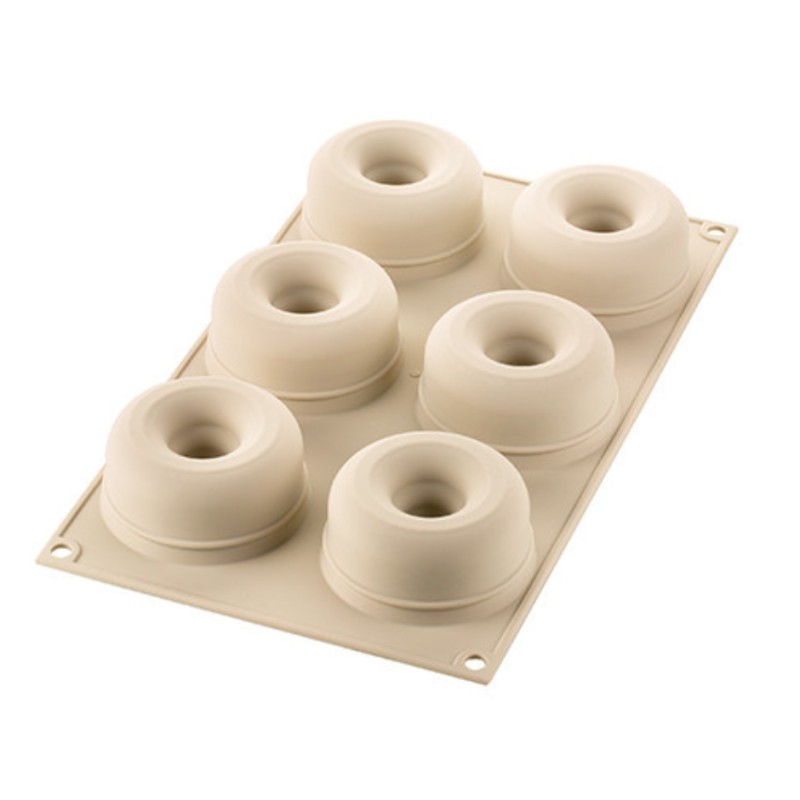 Molde 6 cavidades de silicona Mini Arena Silikomart
