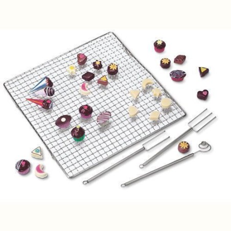Juego 4 piezas para trabajar el chocolate Stadler
