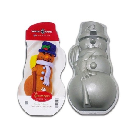 Molde Snowman Muñeco de Nieve Nordic Ware
