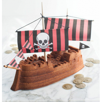 Pro Cast Pirate Ship Cake Pan Nordic Ware
