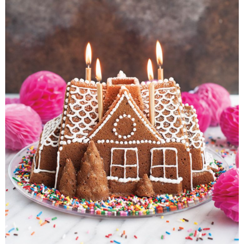 Molde Bundt Cake Gingerbread House Nordic Ware