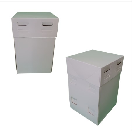 Caja para tarta de 15 cm altura ajustable 20-24 cm