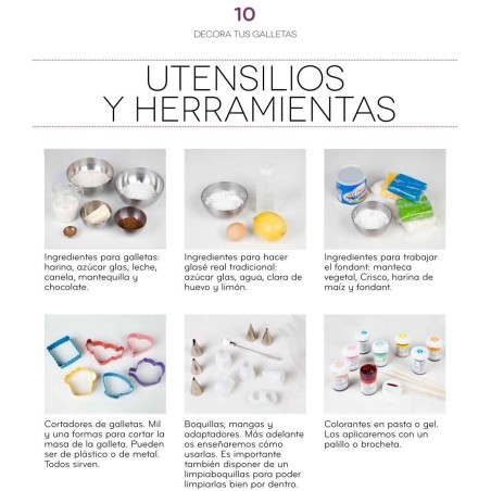 Libro Decora tus galletas por Rosa M Escribano y Sonia Rincón
