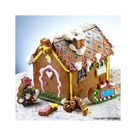 Molde Casita de Jengibre Home Sweet Home de Silicona Silikomart