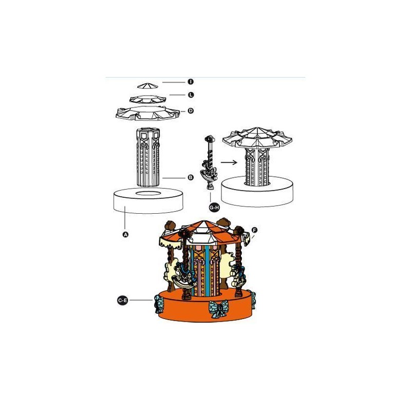 Kit Carousel 4 piezas SLK
