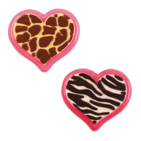 Molde para bombones de plástico Animal Heart Wilton