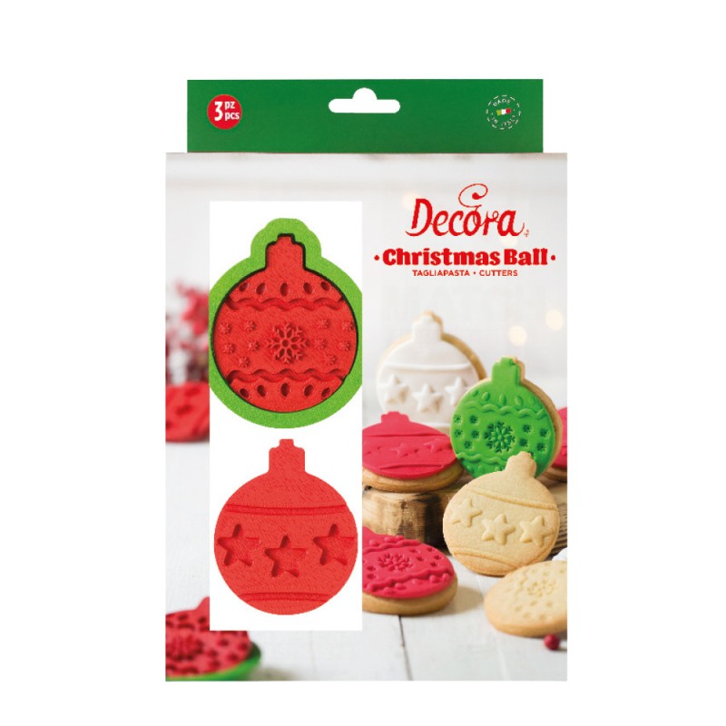 Cortante y Marcador Bola de Navidad Decora Italia