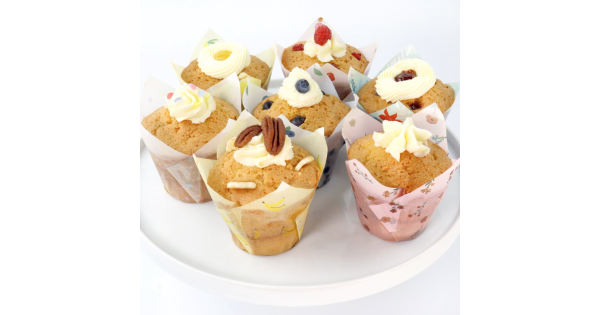 Cápsulas de Muffins Flores Festivas (24) PME