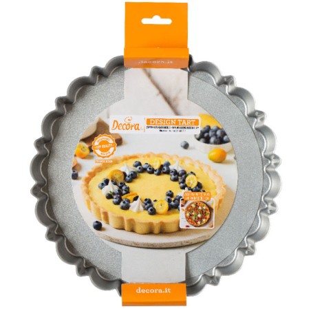 Molde redondo con base extraible 25 cm Crostata Decora Italia