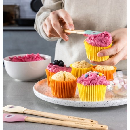 Set 3 Mini Espátulas lenguas de silicona Kitchen Craft
