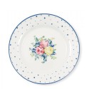 Plato de cerámica 20 cm Laura White Green Gate