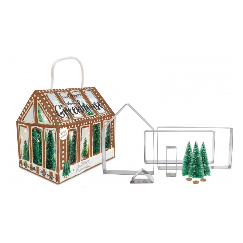 Pack 5 Cortantes + 3 Abetos Invernadero Navideño Scrapcooking