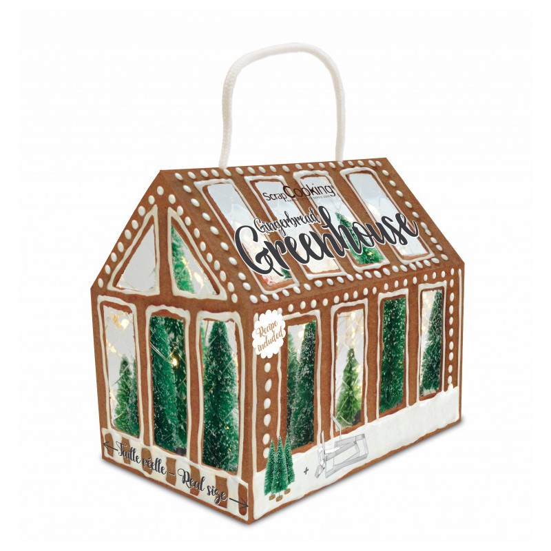 Pack 5 Cortantes + 3 Abetos Invernadero Navideño Scrapcooking