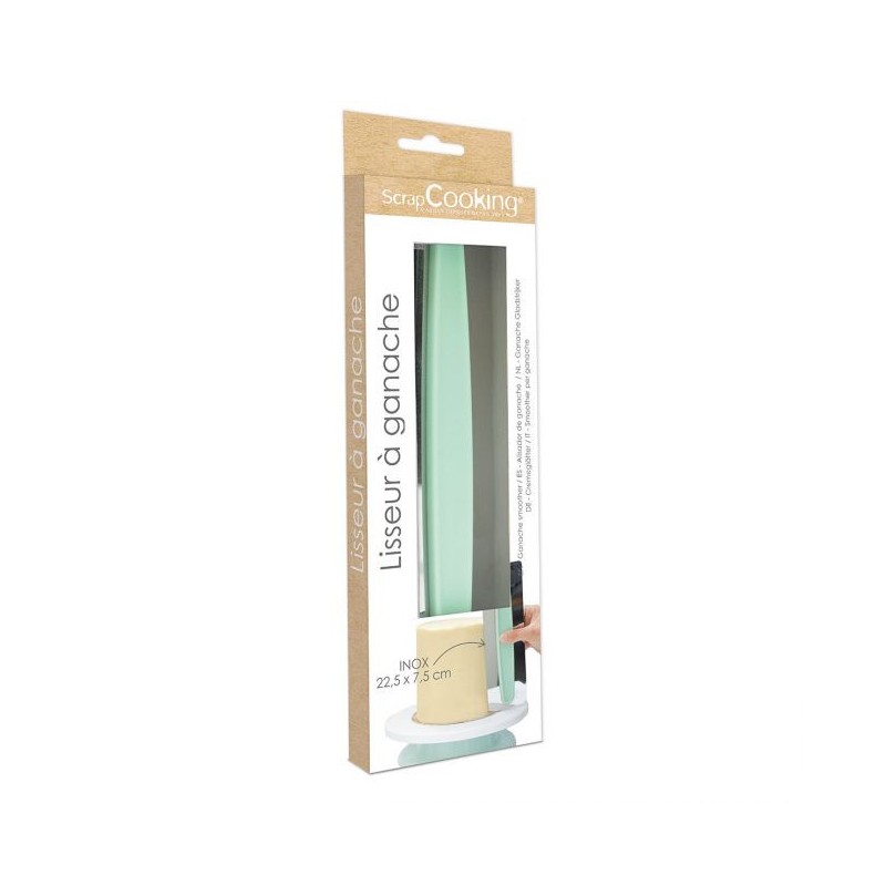 Paleta alisadora con mango 22 cm Scrapcooking