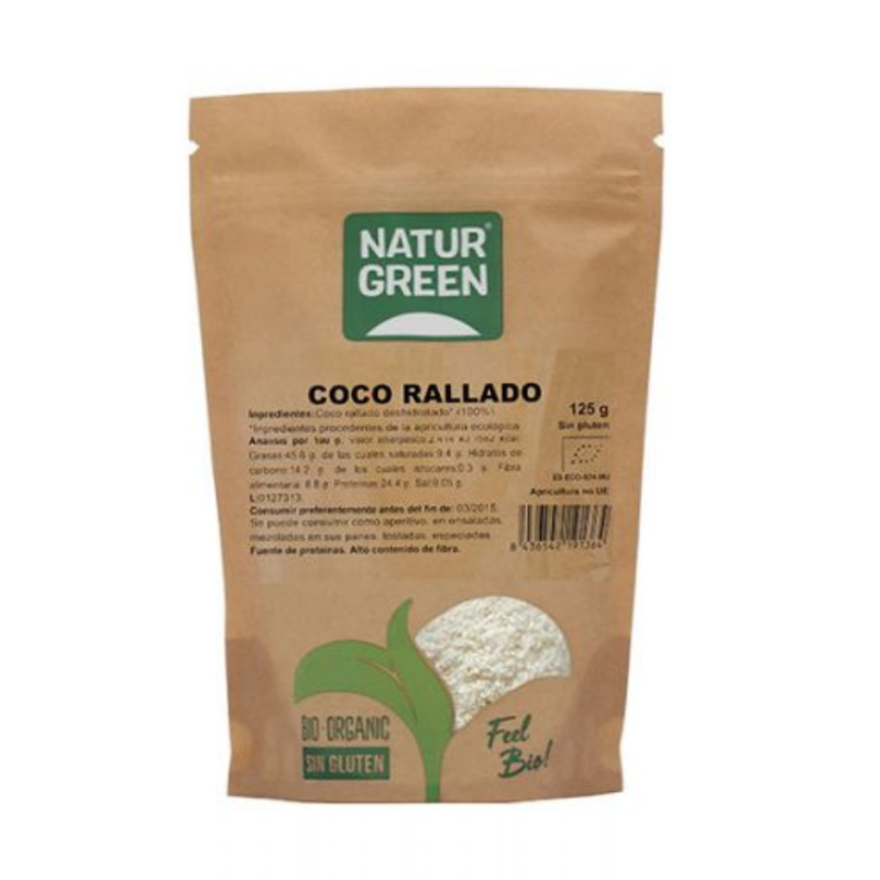 Coco Rallado Ecológico 125 g NaturGreen