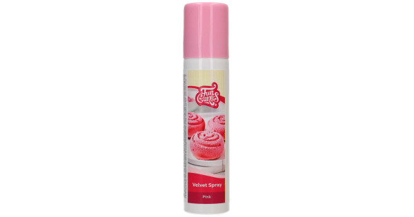 Spray Velvet Efecto Terciopelo Rosa 100 ml Funcakes