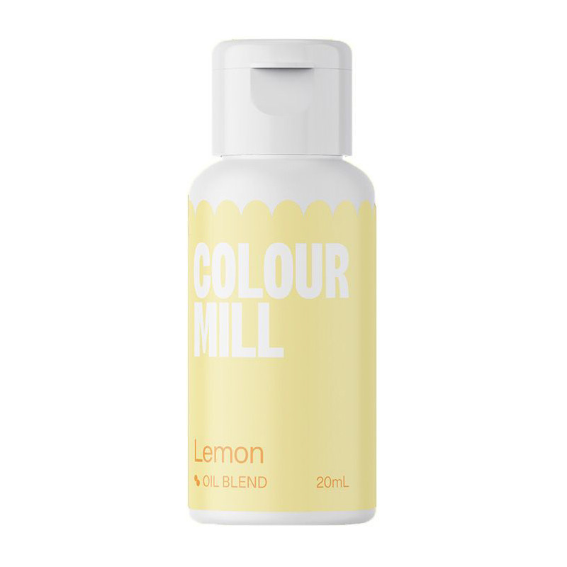 Colorante en gel liposoluble Amarillo limón 20 ml Colour Mill