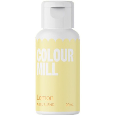 Colorante en gel liposoluble Amarillo limón 20 ml Colour Mill