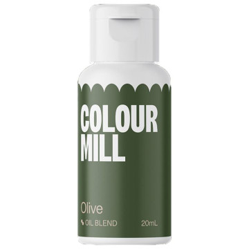 Colorante en gel liposoluble Verde Oliva 20 ml Colour Mill