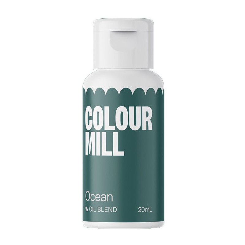 Colorante en gel liposoluble Verde Océano 20 ml Colour Mill