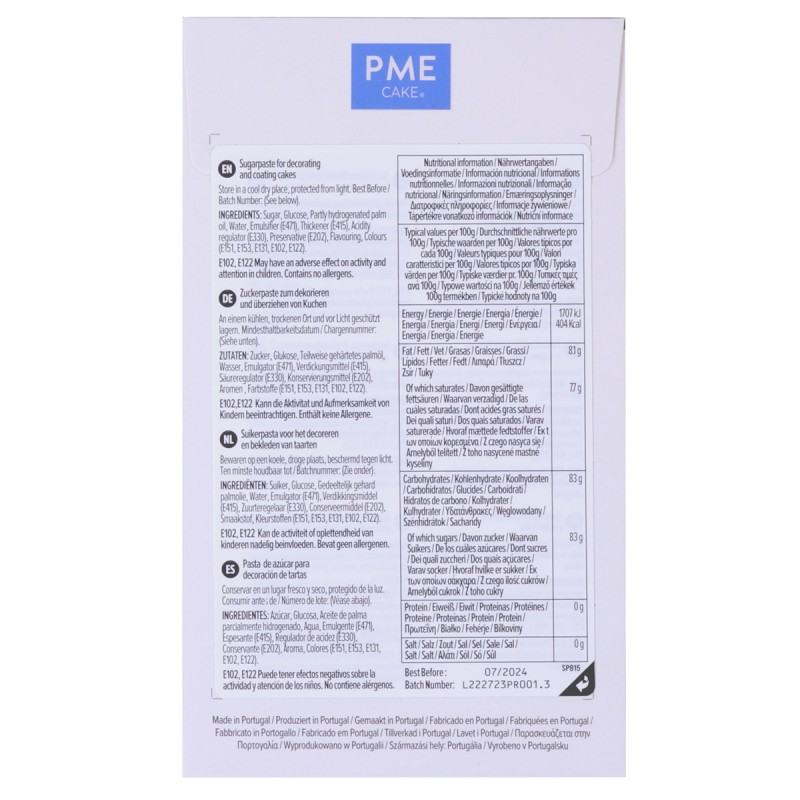 Fondant Negro 250g PME