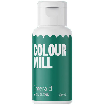 Colorante en gel liposoluble Verde Esmeralda 20 ml Colour Mill