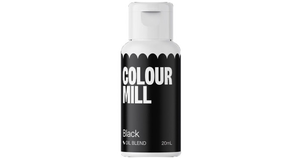 Colorante en gel liposoluble Negro 20 ml Colour Mill