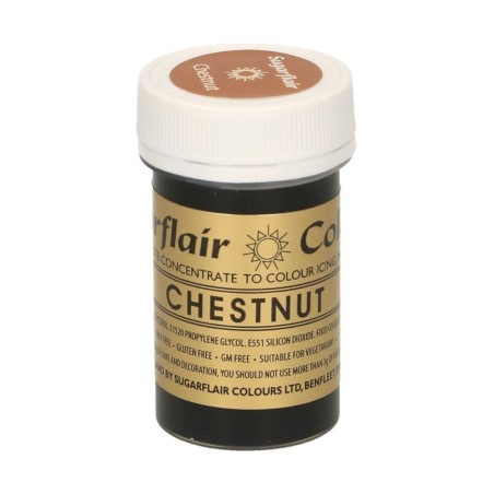 Colorante en pasta Castaño Chestnut Sugarflair