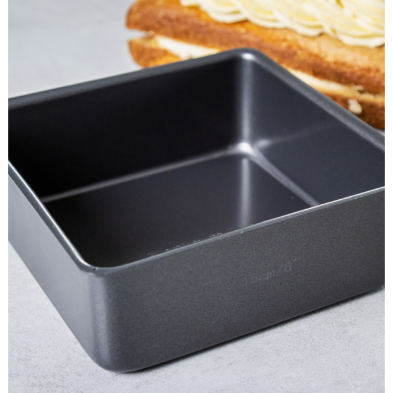 Molde bizcocho cuadrado con base desmontable 15cm x 6 cm Master Class Kitchen Craft