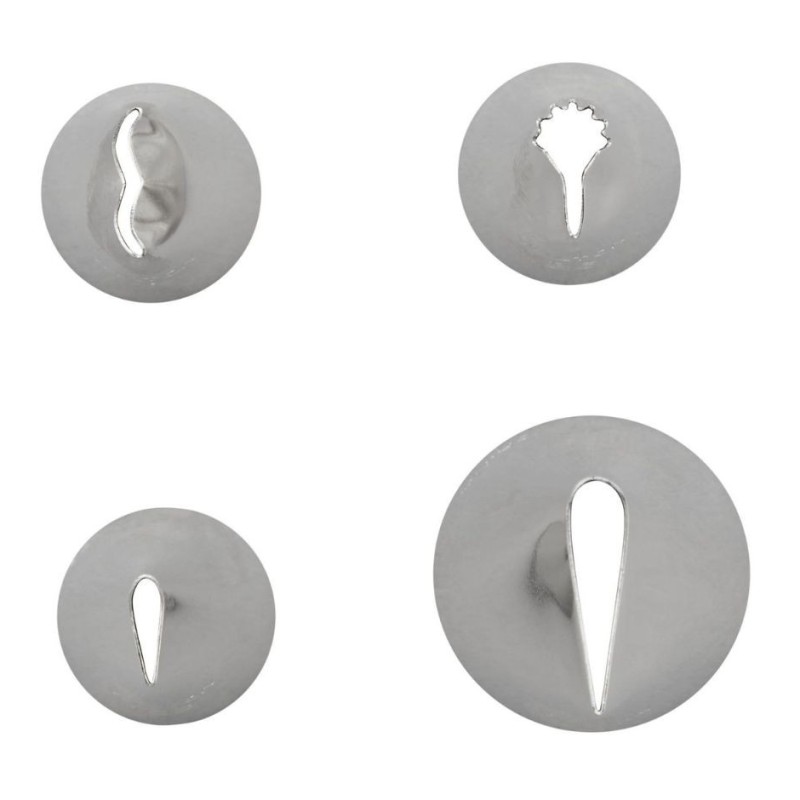 Pack de 4 boquillas para hacer pétalos o volantes Wilton