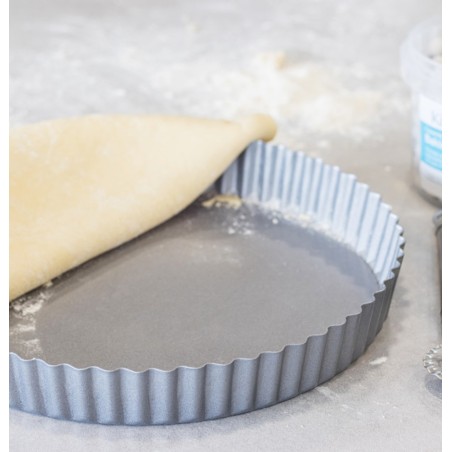 Molde redondo rizado con base extraible 24 cm Kitchen Craft