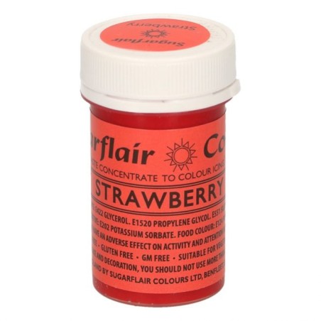Colorante en pasta Strawberry Rosa Fresa Sugarflair