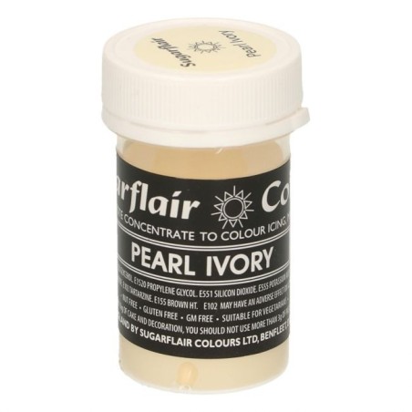 Colorante en pasta Pearl Ivory Perla Sugarflair
