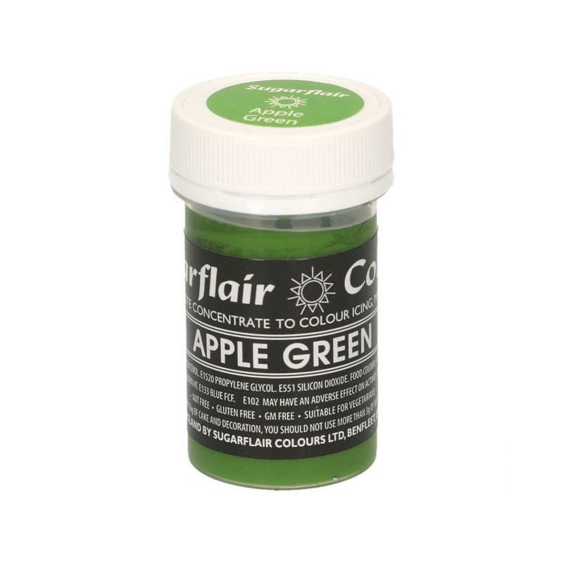 Colorante en pasta Apple Green Verde Manzana Sugarflair