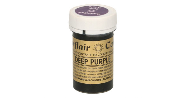 Colorante en pasta Deep Purple Morado Oscuro Sugarflair