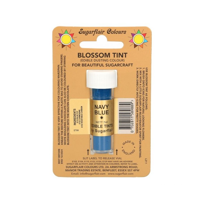 Colorante en polvo Navy Blue Azul Marino Sugarflair