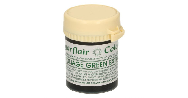 Colorante en pasta Foliage Green Extra Verde Extra 42 g Sugarflair